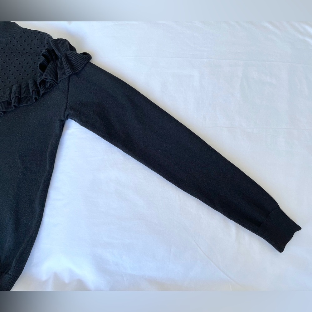 H&M | Frill Detail Mockneck Sweater - Picture 10 of 16
